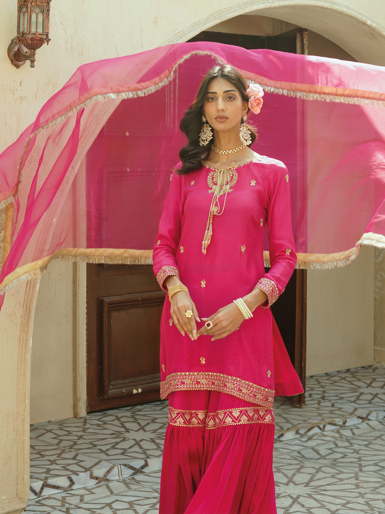 Saroor - Stitched Sharara Suit